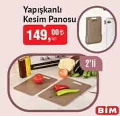 YAPIŞKANLI KESİM PANOSU 2'Lİ